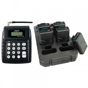 Draadloos oproepen van pagers en coasters.
